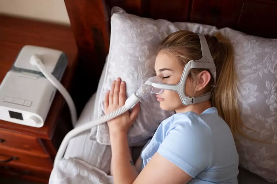 CPAP maskin insomningsproblem